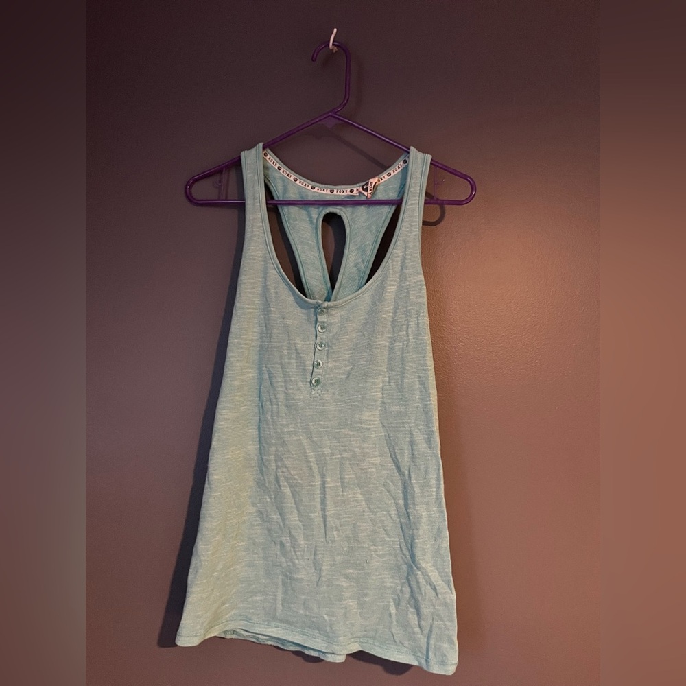 Roxy Aqua Blue Tank Top